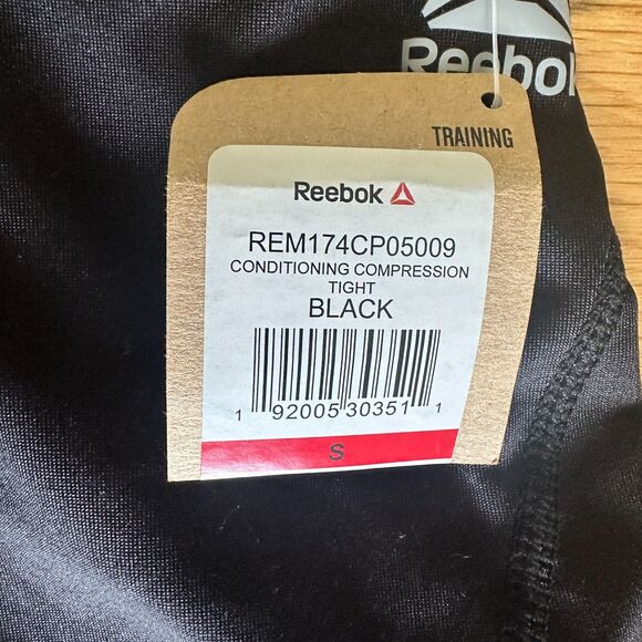 Reebok Conditioning Compression Tights Pants Black Size S NWT - Picture 4 of 4
